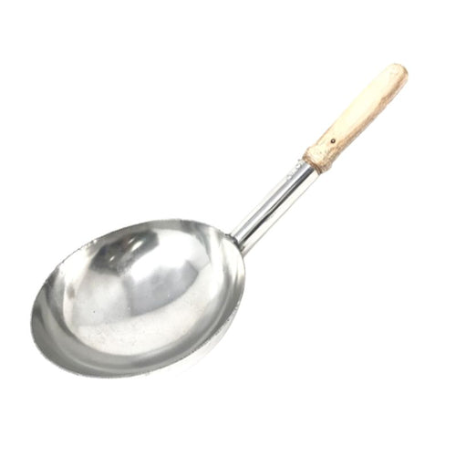 Steel Deep Fry Pan/ladle with wooden handle (Available in different Sizes)