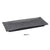 Yanco DB-411 Diamond Black Rectangular Plate, China, Matte Glaze, Black (2Dz)