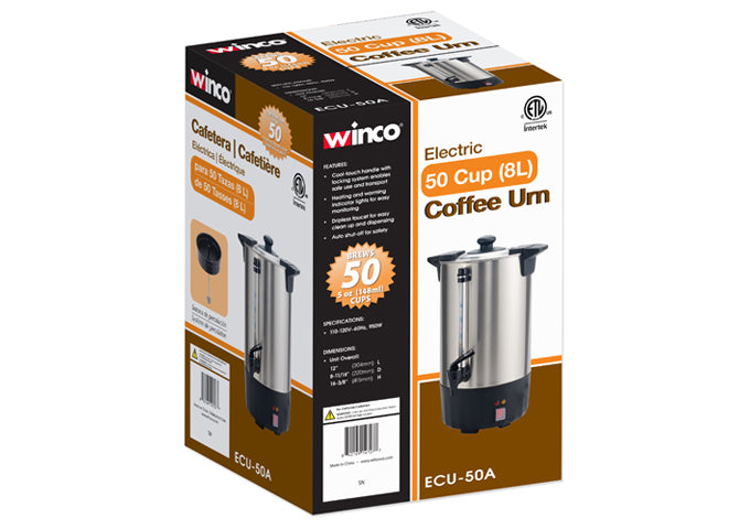 Electric Stainless Steel Coffee Urns by Winco