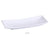 Yanco FU-2110 Fuji Rectangular Plate, Porcelain, Bone White (2Dz)