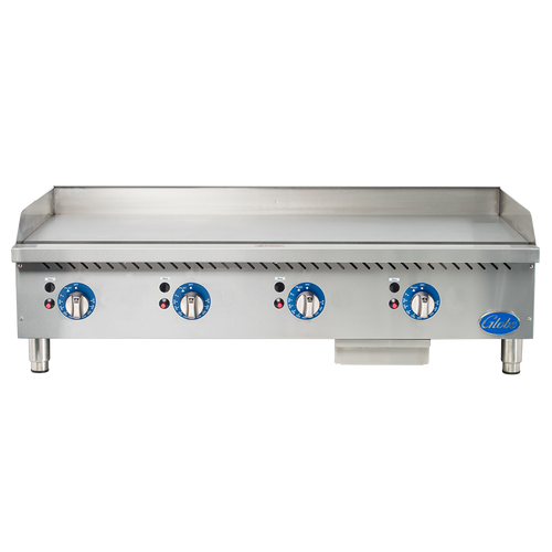 Globe GG48TG 48" Gas Countertop Griddles with Thermostatic Control