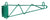 Serv-Ware Green Epoxy Wire Shelving Wall Brackets