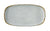 Yanco Iris Blue Chinaware Coupe Oval Plate ( Pack Of 12 )