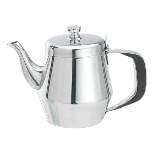 Gooseneck Teapot, Stainless Steel by Winco