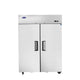 MBF8002GR Top-Mount Reach-In Freezer | 43.2 Cu. Ft. Stainless Steel Commercial Freezer