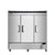 Atosa MBF8508GR Three-Door Reach-In Refrigerator | Commercial Fridge