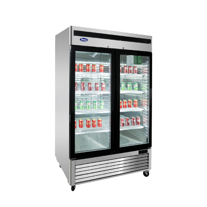 ATOSA MCF8703ES — Two (2) Glass Door Reach-in Freezer