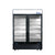 ATOSA MCF8723GR — Black Cabinet Two (2) Glass Door Merchandiser Cooler