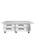 ATOSA MGF8454GR — 76″ Refrigerated Chef Base, Extended Top