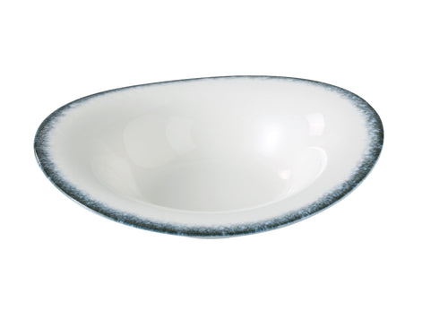 Yanco Mars Oval Chinaware Soup Plate ( Pack Of 24 )