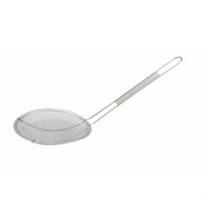 Stainless Steel MSS-6.5F, 6-1/2" dia, Single Fine Mesh Strainer By Winco