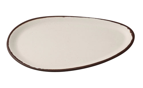 Yanco Nature Art 11 3/4" Oval Melamine Plate ( Pack Of 24 )