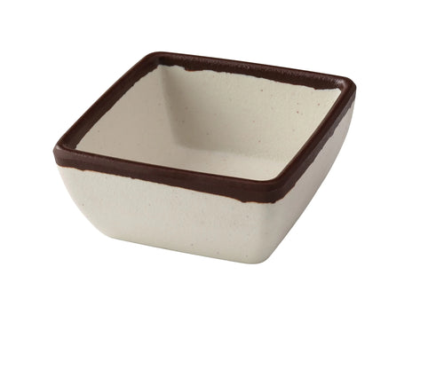 Yanco Nature Art 5 oz Square Melamine Sauce Dish ( Pack Of 48 )