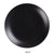 Yanco NB-307 COUPE SHAPE ROUND PLATE Ceramic Noble Black Dinner Plate (3Dz)