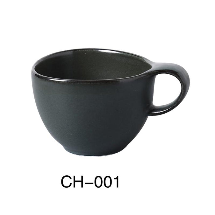Yanco CH-001 Champs COFFEE CUP 7 OZ , Porcelain, Matte Glaze, (3Dz)