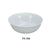 Yanco PA-406 Nappie Bowl, 12.5 oz Capacity, 6″ Diameter, Porcelain, Super White (3Dz)
