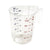 Winco Polycarbonate Measuring Cup with Color Graduations