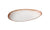 Yanco Porto Chinaware Deep Oval Plate ( Pack Of 12 )