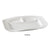 Yanco PS-2014 3-Compartment Plate, Porcelain, Bone White Pack of 12 (1Dz)