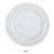 Yanco PS-21 Dinner Plate, 12″ Diameter, Porcelain, Bone White (1Dz)