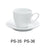 Yanco PS-35 3.5 oz Espresso Cup, 2.5″ Diameter, Porcelain, Bone White (3Dz)