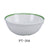 Yanco PT-314 Pine Tree Nappie, 11 OZ, Melamine Pack of 48 (4 Dz)