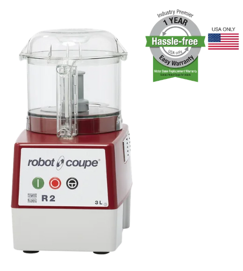 Robot Coupe R2BCLR Bowl Cutter Mixer – 3 L Clear Bowl