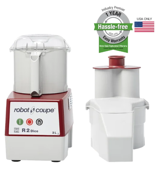 Robot Coupe R2N Commercial Combination Food Processor – 1 HP, 3 L Bowl, 120V