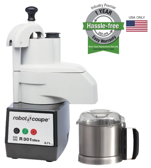 Robot Coupe R301U Ultra Combination Food Processor – 3.5 Qt Stainless Steel Bowl
