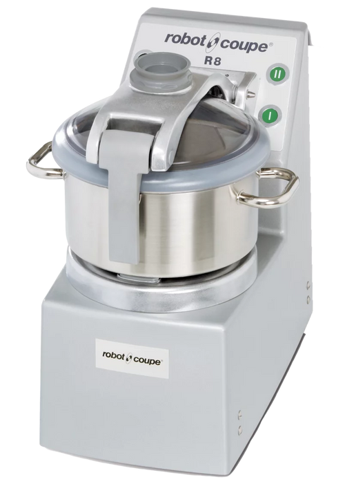 Robot Coupe R8 & R8U Table-Top Cutter Mixer – 8 L Stainless Steel Bowl