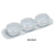 Yanco RM-9002 Rome Condiment Bowl Set, Melamine, White Color, Pack of 12 (1 Dz)