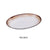 Yanco RO-2912 ROCKEYE-2 Deep Oval Plate, 28 Oz, China, White & Brown, (1Dz)