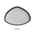 Yanco RO-311 ROCKEYE China, Triangle Plate, White & Brown, (1Dz)