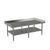 ATOSA SE3048ECR2 30″ x 48″ Stainless Steel Equipment Stand – Sturdy Restaurant Worktable with Adjustable Shelves