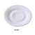 Yanco SI-002 Siena Saucer, 7 Oz, China, Embossed Rim, Round, White (3Dz)