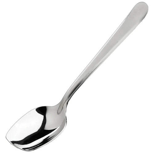 Winco Slanted Plating Spoon - Solid 10", 8"