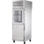 True STR1RPT-1HG/1HS-1S-HC Pass-Thru Combination Half Front/Solid Rear Swing Doors Refrigerator