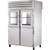True STR2RPT-2HG/2HS-2G-HC Pass-Thru Combination Half Front/Glass Rear Swing Doors Refrigerator