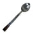 Stainless Steel Oval Serving Spoon – 10” with Hammered Handle | Elegant & Durable Serveware