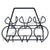 Traditional Indian Style Cutting Chai Glasses Carrier - For 6 Chai Glasses