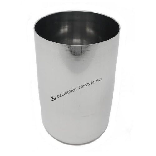 Steel Glass (straight) #12 oz/ 2.5" dia / 4"H