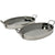 Hammered Finish Stainless Steel Oval Au Gratin Dish with Handle β Elegant Serveware for Curries & Biryani