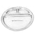 Stainless Steel Round Thali (Plate) with 3 Compartment