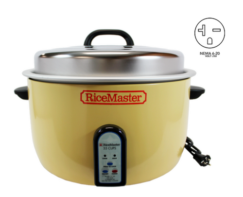 Town 57155 110 Cup (55 Cup Raw) Electronic Rice Cooker / Warmer - 230V
