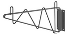 Atosa MWBE118 Single 18 Inch Wall Mount Wire Shelf Bracket Commercial Restaurant Storage Support Rack Bracket