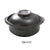 Yanco DB-4107 Diamond Black 6.5″ Skillet with LID 20 OZ, with Handle, China, Matte Black Glaze (1Dz)