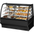 True TDM-DZ-59-GE/GE-B-W Curved Glass, Glass End Dual Zone