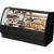 True TGM-DZ-77-SC/SC-B-W Fixed Front Curved Glass, Solid Colored End Dual Zone