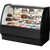True TGM-R-59-SC/SC-B-W Fixed Front Curved Glass, Solid Colored End Refrigerator