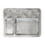 Stainless Steel Square Dosa Mess Tray - L 16